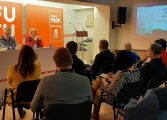 El PSOE Huesca homenajea a su fundador, Martín Aínsa Pinal, primer concejal socialista en el Ayuntamiento oscense