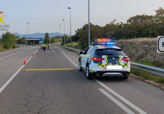 La Guardia Civil de Huesca realiza 7.150 pruebas de alcoholemia y 51 de detección de drogas en los distintos dispositivos realizados durante de las Fiestas Patronales “San Lorenzo 2023”